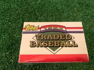 lot 70 image: 1993 Topps Traded Baseball Factory Sealed Set