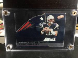 lot 2 image: Tom Brady 2002 Atomic 56