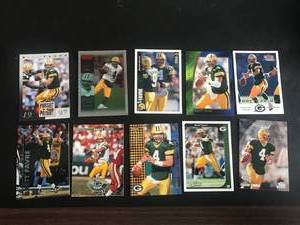 lot 16 image: Brett Favre 10 Different Cards