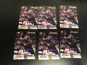 lot 78 image: 6 Kobe Bryant Collectors Edge Impulse Cards