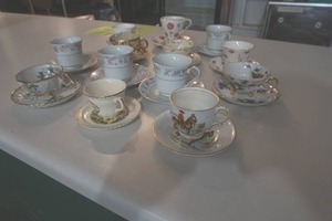 Teacups and saucers