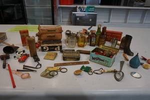 Bottles, trinkets, soap, collectables & more