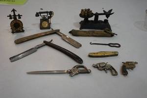 Vintage razor, toy guns, scale & more
