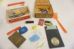 Cigar boxes, ink pens, lighters and more