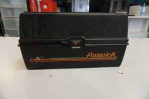 Vintage tackle box and tackle