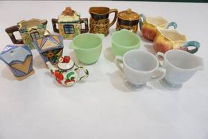 Cups, saucers, cream and sugar sets, and ring box