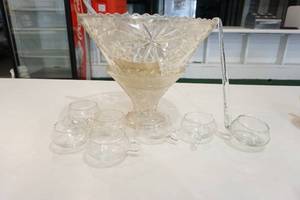 Punchbowl and accessories