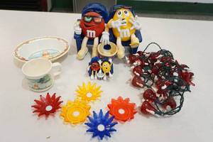 M&M, Hershey and Winnie the pooh collectables