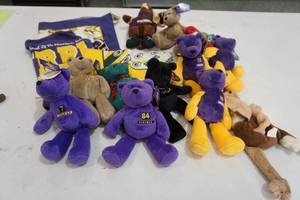Beanie Babies and Football memorabilia