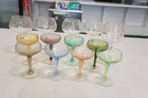 Stemmed glasses