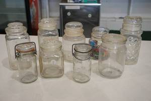 Glass jars