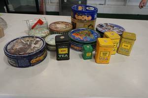 Vintage tins