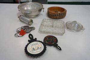 Serving bowl, cookie press, juicer & more