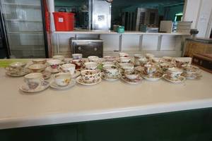 Teacups and saucers