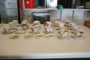 Teacups and saucers