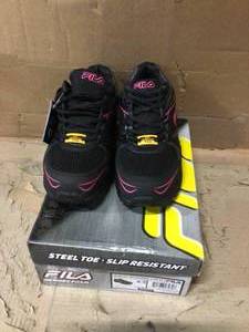 Steel Toe Slip Resistant by Fila Customer Returns See Pictures