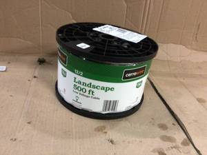 500 ft. 122 Black Stranded Landscape Lighting Wire by Cerrowire Customer Returns See Pictures
