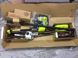 40V 10 in. Cordless Battery Pole Saw with 2.0 Ah Battery and Charger by RYOBI Customer Returns See Pictures