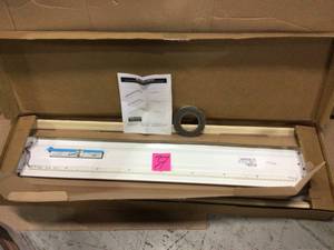 Cambridge 4 ft. Oak LED Flush Mount by Lithonia Lighting Customer Returns See Pictures