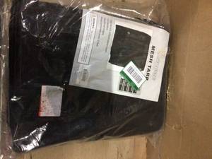 12 ft. x 20 ft. Black Polyethylene Mesh Tarp by Sunnydaze Decor Customer Returns See Pictures