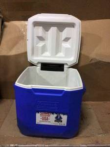 45 Qt. Blue Performance Wheeled Cooler by Coleman See Pictures