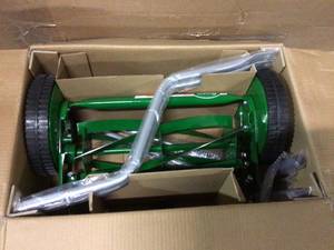 14 in. 5-Blade Manual Walk Behind Push Reel Mower by Scotts Customer Returns See Pictures