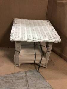 Bowen White Side Table by SAFAVIEH See Pictures