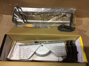 27.75 in. Adjustable Angle Clamping Miter Box with 22 in. Saw by Stanley Customer Returns See Pictures
