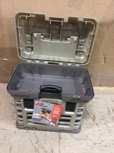 Stow N Go 37-Compartment Rack with 4 Small Parts Organizer by Plano Customer Returns See Pictures