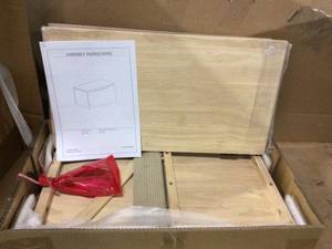 Unfinished Trunk by International Concepts Customer Returns See Pictures