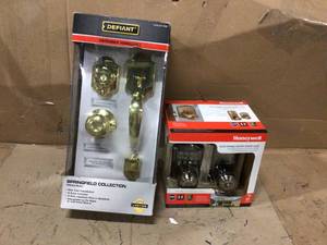 Lot of 2 Assorted Door Handleset Customer Returns See Pictures