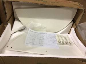White 3-Tier End Table by Homecraft Furniture Customer Returns See Pictures