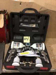 HVLP and Standard Gravity Feed Spray Gun Kit by Husky Customer Returns See Pictures