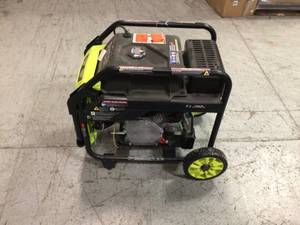 4000-Watt Gasoline Powered Digital Inverter Generator by RYOBI Customer Returns See Pictures