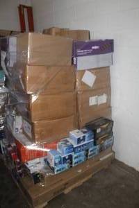 Pallet of Returned Goods