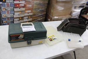 lot 1094 image: Plano Fishing Tackle Box, Tackle Organizer Cases, Beverage Cooler