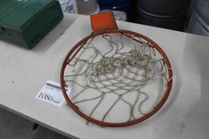 lot 1086 image: Basketball Hoop with Net
