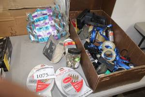 lot 1075 image: Lot of Misc Electronics  - HDTV Component Video & Stereo Cable, Connectors, Titan 12 Flexible Conduit