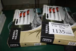 lot 1135 image: Lot of (2) Terra Trails Fish Filet Knife Sets 6-piece