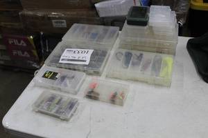 lot 1033 image: Fishing Tackle  with Tackle Boxes