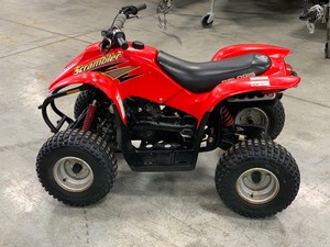 lot 4 image: 2001 POLARIS SCRAMBLER 50 KIDSYOUTH ATV