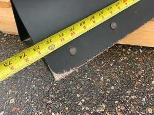 lot 8 image: EAGLE 72 COUNTY UTV SNOW PLOW BLADE