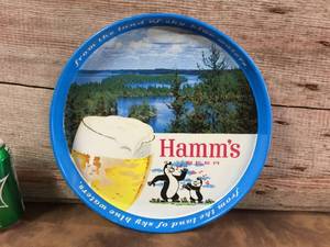 lot 30 image: Vintage Hamms Beer Tray