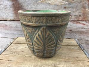 lot 38 image: Redwing Green Brushware Planter