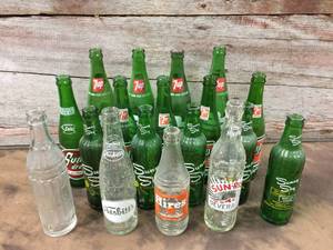 lot 78 image: Group Vintage Soda Pop Bottles