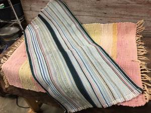 lot 95 image: Pair Rag Rugs