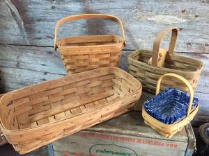 lot 96 image: 4 Longaberger Baskets