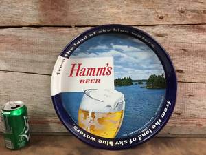 lot 103 image: Vintage Hamms Beer Tray