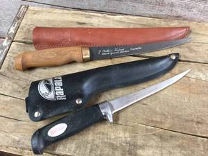 lot 112 image: 2 Rapala Fillet Knives