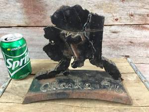 lot 113 image: Vintage Plasma Cut State of Alaska 76